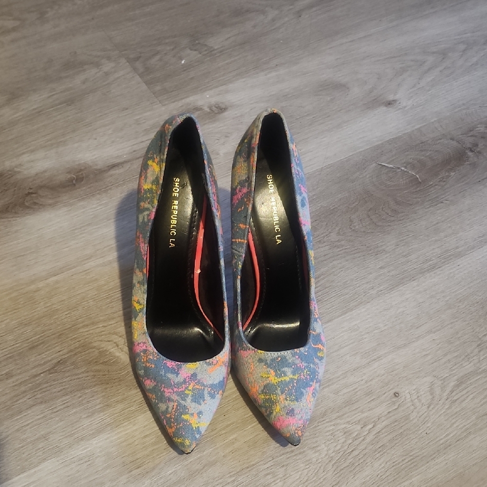 Shoe Republic LA Multicolor Heels